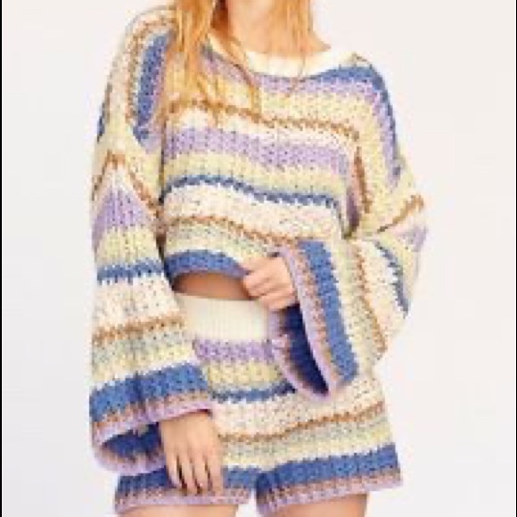 Free People Sweaters - Free People Two Piece Sweater and Short resort Set